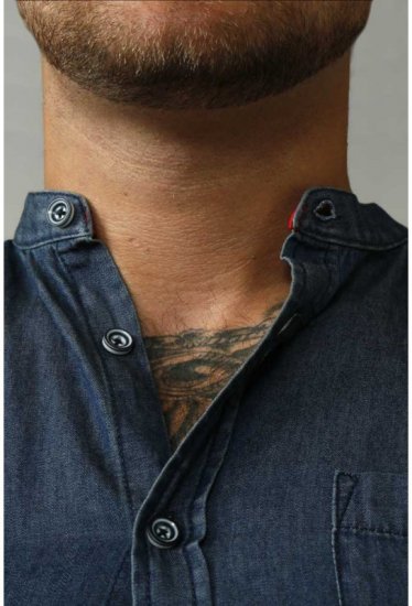 D555 Astra Short Sleeve Denim Shirt - Koszule - Koszule 2XL-10XL