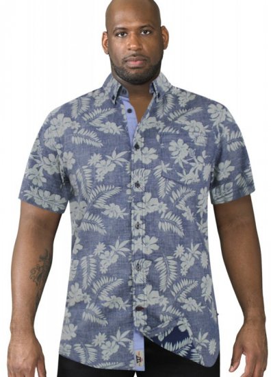 D555 Oswald Short Sleeve Hawaii Shirt - Koszule - Koszule 2XL-10XL