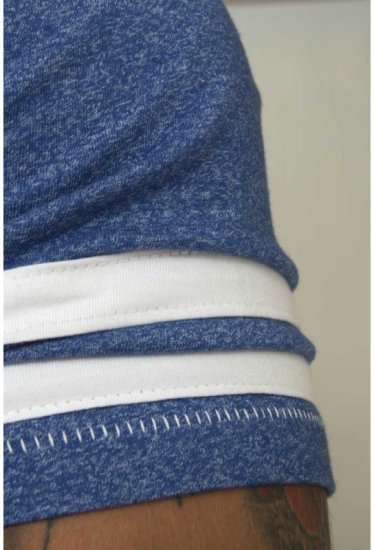 D555 Ignite T-shirt Blue - Koszulki - T-shirty meskie Duże Rozmiary - 2XL-14XL