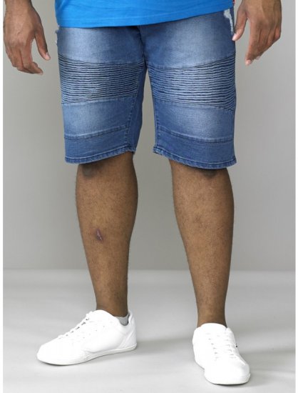 D555 Rodrigo Stretch Biker Style Shorts - Szorty - Szorty W40-W60
