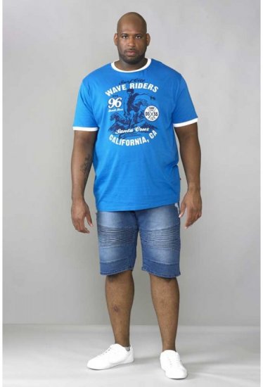 D555 Rodrigo Stretch Biker Style Shorts - Szorty - Szorty W40-W60