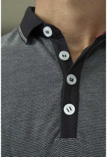 D555 Cecil Polo Black - Koszulki polo - Koszulki Polo 2XL-8XL