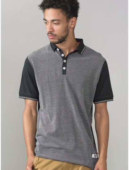 D555 Cecil Polo Black - Koszulki polo - Koszulki Polo 2XL-8XL