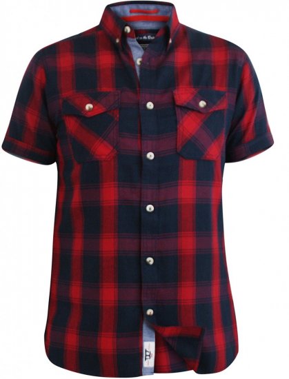 D555 Oliver Short Sleeve Shirt - Koszule - Koszule 2XL-10XL