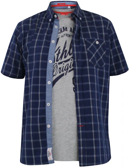 D555 Liberty Short Sleeve Shirt & T-shirt Combo - Koszule - Koszule 2XL-10XL