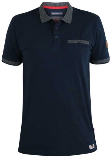 D555 Walker Polo Navy - Koszulki polo - Koszulki Polo 2XL-8XL