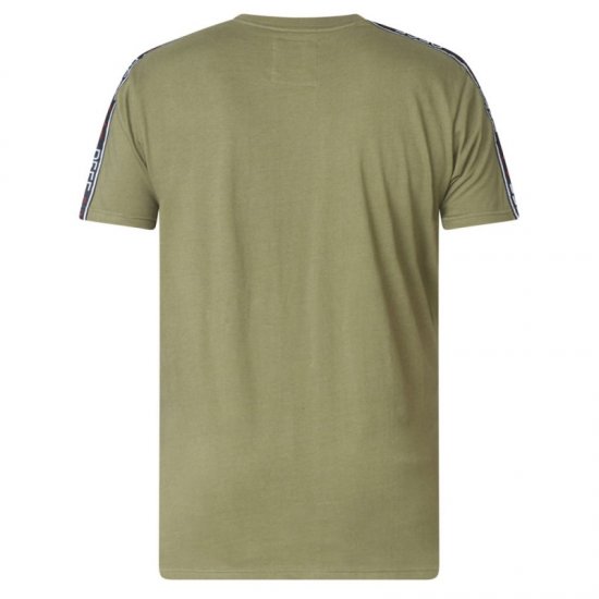 D555 Kambria Couture T-shirt Khaki - Koszulki - T-shirty meskie Duże Rozmiary - 2XL-14XL