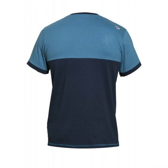 D555 Jackson T-shirt Teal - Koszulki - T-shirty meskie Duże Rozmiary - 2XL-14XL