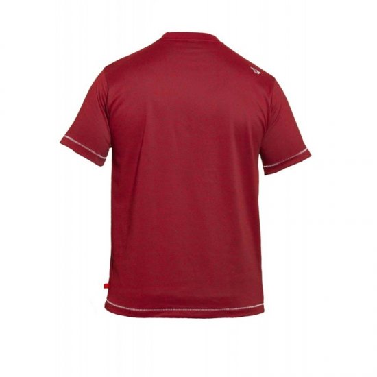 D555 Tempa T-shirt Red - Koszulki - T-shirty meskie Duże Rozmiary - 2XL-14XL