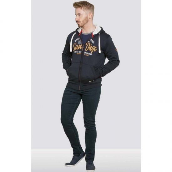 D555 Stockton Hoodie Navy - Bluzy & bluzy z kapturem - Bluzy & Bluzy z kapturem 2XL-12XL