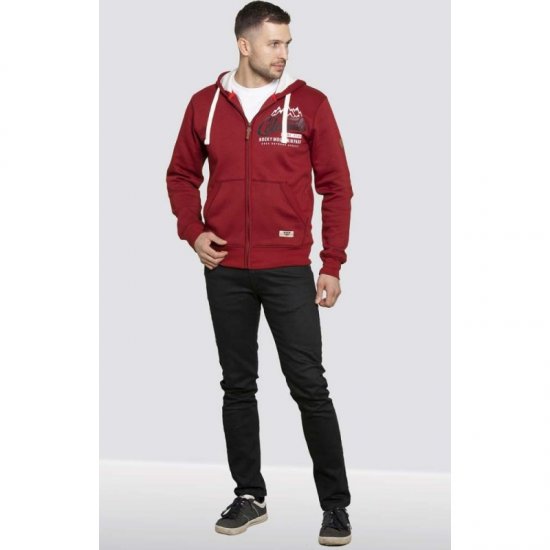 D555 Durham Hoodie Red - Bluzy & bluzy z kapturem - Bluzy & Bluzy z kapturem 2XL-12XL