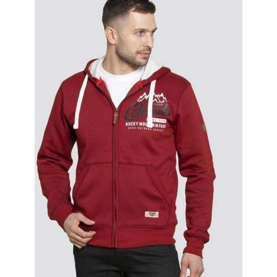 D555 Durham Hoodie Red - Bluzy & bluzy z kapturem - Bluzy & Bluzy z kapturem 2XL-12XL