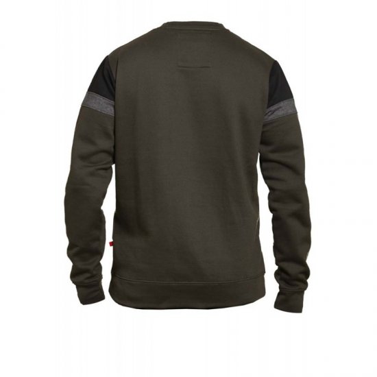 D555 Clermont Sweatshirt Khaki - Bluzy & bluzy z kapturem - Bluzy & Bluzy z kapturem 2XL-12XL