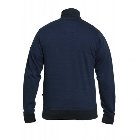 D555 Buxton Full Zip Sweatshirt Navy - Bluzy & bluzy z kapturem - Bluzy & Bluzy z kapturem 2XL-12XL