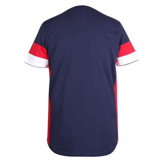 D555 Baker T-shirt Navy - Koszulki - T-shirty meskie Duże Rozmiary - 2XL-14XL