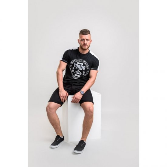 D555 Walton T-shirt Black - Koszulki - T-shirty meskie Duże Rozmiary - 2XL-14XL
