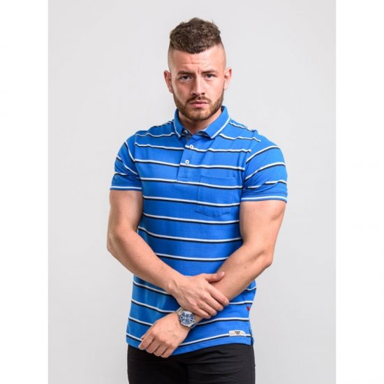 D555 Holmes Polo Blue - Koszulki polo - Koszulki Polo 2XL-8XL