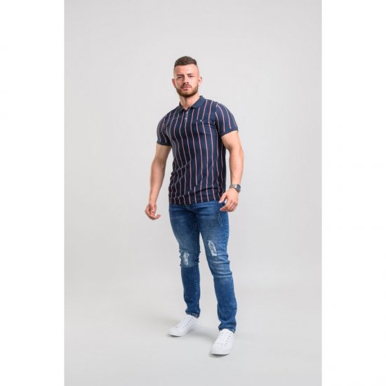 D555 Martel Polo Navy - Koszulki polo - Koszulki Polo 2XL-8XL
