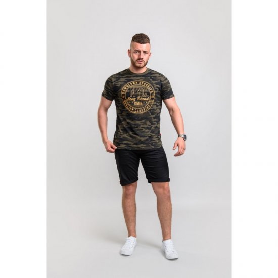 D555 Thompson T-shirt Jungle Camo - Koszulki - T-shirty meskie Duże Rozmiary - 2XL-14XL