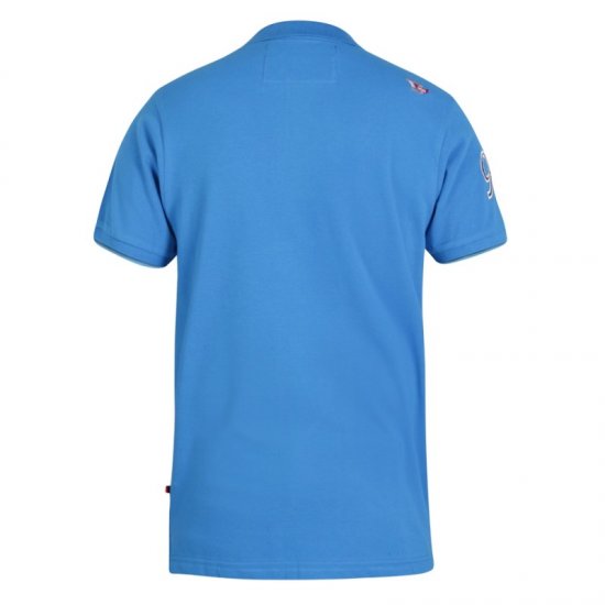 D555 Parker Polo Blue - Koszulki polo - Koszulki Polo 2XL-8XL