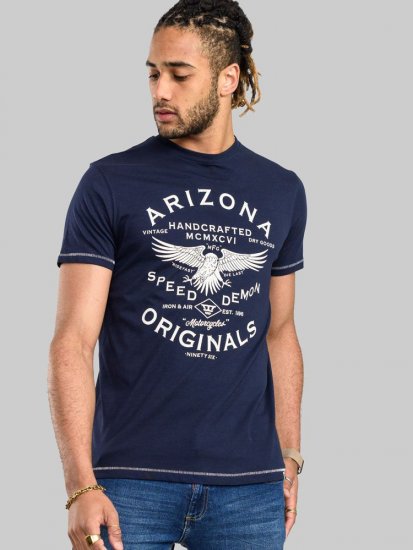 D555 Ashburton Printed T-Shirt - Koszulki - T-shirty meskie Duże Rozmiary - 2XL-14XL