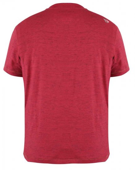 D555 Lettaford Printed T-shirt - Koszulki - T-shirty meskie Duże Rozmiary - 2XL-14XL
