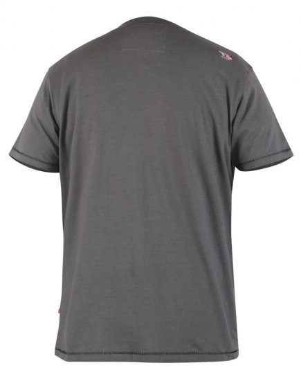 D555 Puxton Motorbike Printed T-Shirt - Koszulki - T-shirty meskie Duże Rozmiary - 2XL-14XL