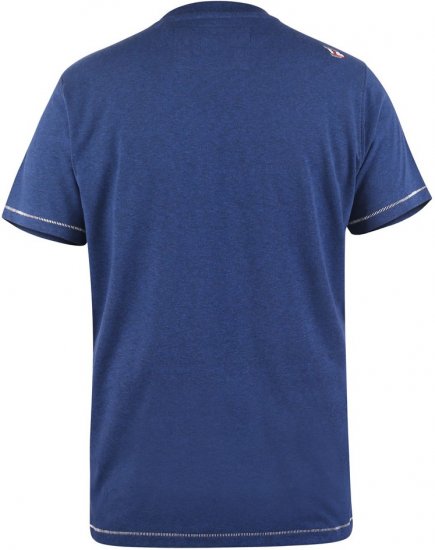 D555 ROSS Printed T-Shirt - Koszulki - T-shirty meskie Duże Rozmiary - 2XL-14XL