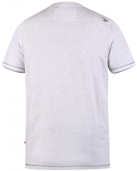 D555 LANGDON Printed T-Shirt - Koszulki - T-shirty meskie Duże Rozmiary - 2XL-14XL
