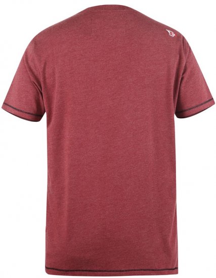 D555 LINTON Printed T-Shirt - Koszulki - T-shirty meskie Duże Rozmiary - 2XL-14XL