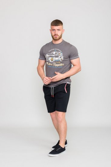 D555 BARMING Printed T-Shirt - Koszulki - T-shirty meskie Duże Rozmiary - 2XL-14XL