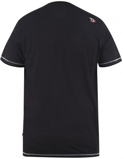 D555 ROCHESTER Printed T-Shirt - Koszulki - T-shirty meskie Duże Rozmiary - 2XL-14XL