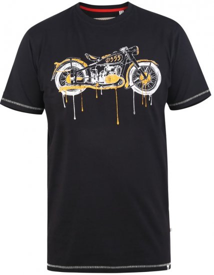 D555 ROCHESTER Printed T-Shirt - Koszulki - T-shirty meskie Duże Rozmiary - 2XL-14XL
