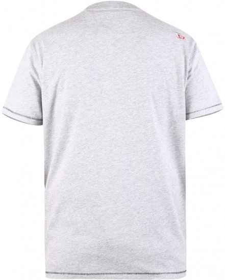 D555 BARTON Printed T-Shirt - Koszulki - T-shirty meskie Duże Rozmiary - 2XL-14XL