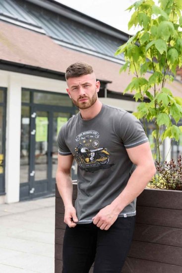 D555 BEXLEYHEATH Motorcycle Club T-Shirt - Koszulki - T-shirty meskie Duże Rozmiary - 2XL-14XL