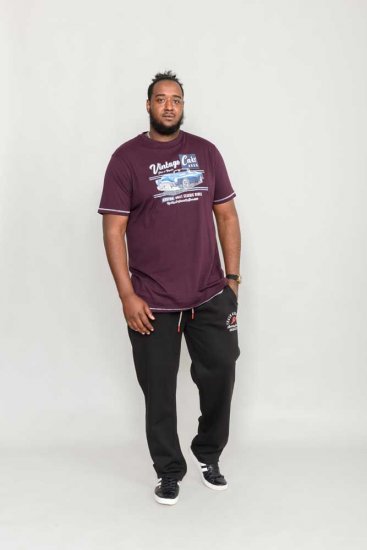 D555 BUCKHURST Vintage Cars T-Shirt - Koszulki - T-shirty meskie Duże Rozmiary - 2XL-14XL
