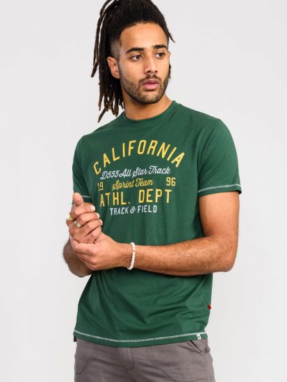 D555 Parnwell California Athletics Printed T-Shirt - Koszulki - T-shirty meskie Duże Rozmiary - 2XL-14XL