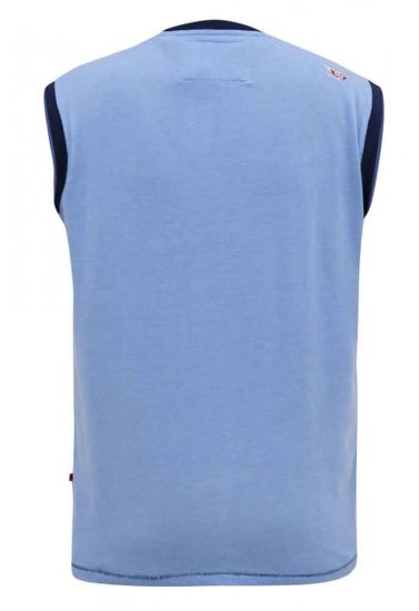 D555 Bretton Surf Board Printed Sleeveless T-Shirt - Koszulki - T-shirty meskie Duże Rozmiary - 2XL-14XL