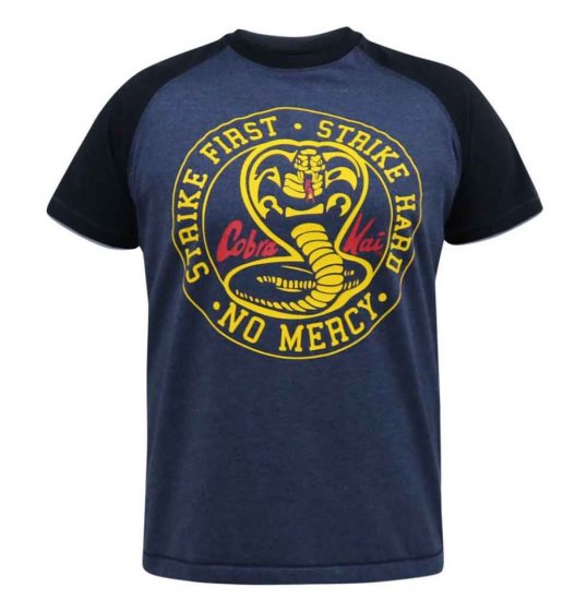 D555 Steeple Official Cobra Kai Printed T-Shirt - Koszulki - T-shirty meskie Duże Rozmiary - 2XL-14XL