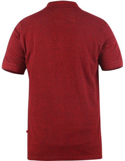 D555 WINCHESTER Red Polo Shirt - Koszulki polo - Koszulki Polo 2XL-8XL