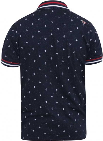 D555 SWINDON Print Polo Shirt - Koszulki polo - Koszulki Polo 2XL-8XL