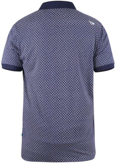 D555 AXFORD Print Polo Shirt - Koszulki polo - Koszulki Polo 2XL-8XL