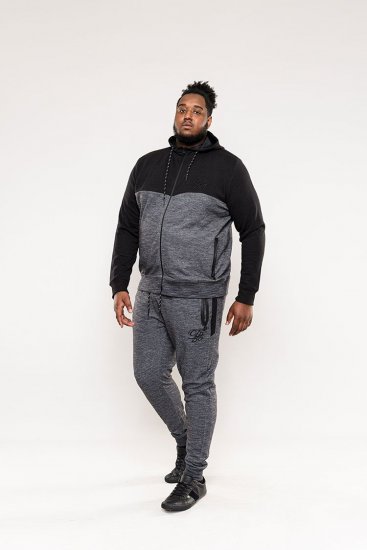 D555 Finnley Couture Hoody With Chest Embroidery Black - Bluzy & bluzy z kapturem - Bluzy & Bluzy z kapturem 2XL-12XL