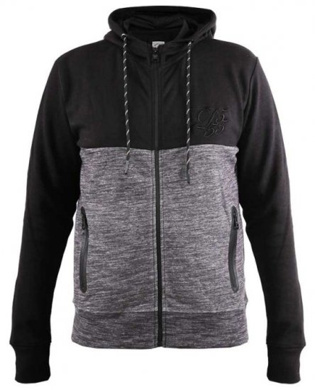 D555 Finnley Couture Hoody With Chest Embroidery Black - Bluzy & bluzy z kapturem - Bluzy & Bluzy z kapturem 2XL-12XL