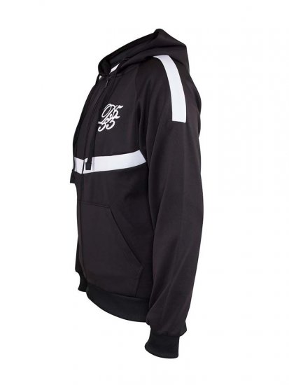 D555 Bristol Couture Zip Through Hoody Black - Bluzy & bluzy z kapturem - Bluzy & Bluzy z kapturem 2XL-12XL