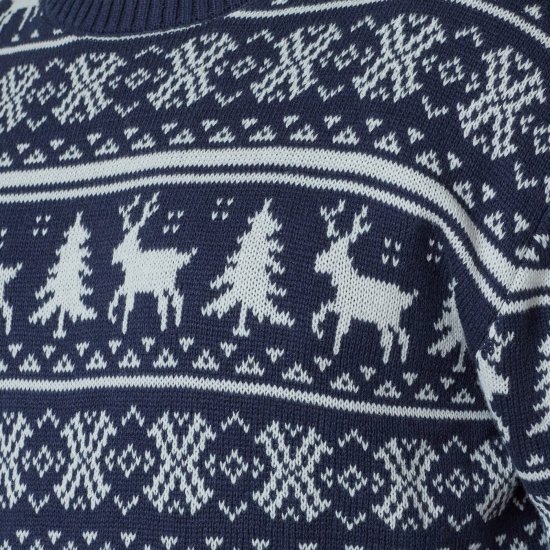 North Latitude 63144 Fjell Reindeer Knit Granatowy - Bluzy & bluzy z kapturem - Bluzy & Bluzy z kapturem 2XL-12XL