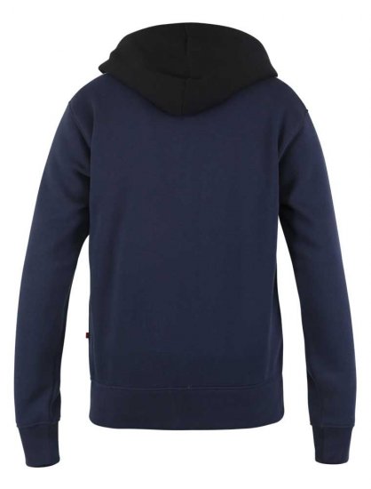 D555 Silverton Contrast Panneled Hoodie Navy - Bluzy & bluzy z kapturem - Bluzy & Bluzy z kapturem 2XL-12XL