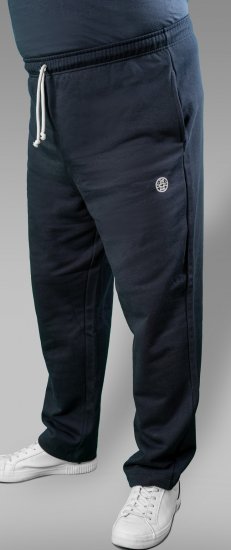 20 Nodi Ponente Long Leg Sports Pants in Combed Fleece Cotton Navy - Dresy & spodenki dresowe - Dresy & Spodnie Dresowe 2XL-12XL