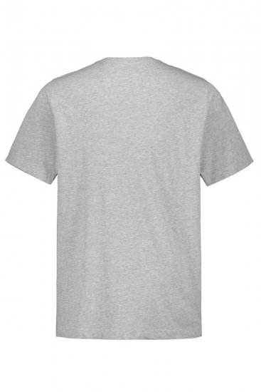 JP1880 702558 Koszulka z okrągłym dekoltem Szara melanż - Koszulki - T-shirty meskie Duże Rozmiary - 2XL-14XL