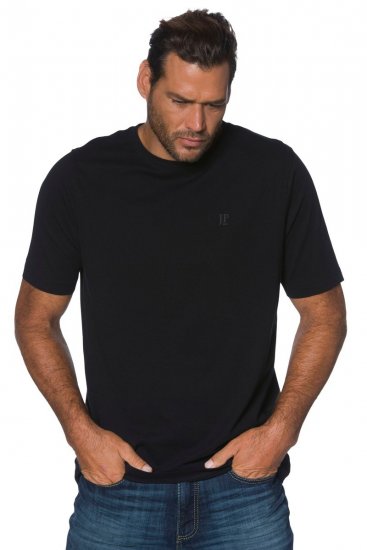 JP1880 702558 Koszulka z okrągłym dekoltem Czarna - Koszulki - T-shirty meskie Duże Rozmiary - 2XL-14XL